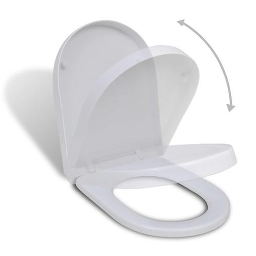 Toiletbril toilet zitting softclose wcbril wit GRATIS BZRGD, Huis en Inrichting, Badkamer | Badtextiel en Accessoires, Nieuw, Overige typen