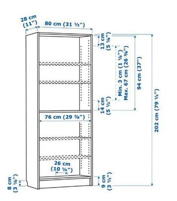 IKEA BILLY boekenkast - berkenpatroon 6 planken - afbeelding 3 IKEA BILLY boekenkast - berkenpatroon 6 planken - afbeelding 3