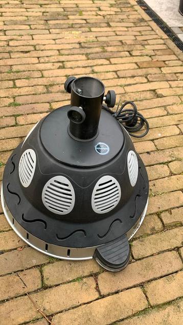 Terrasverwarmer voetverwarmer met parasolhouder