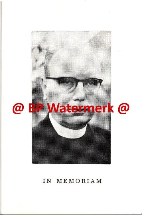 Meekes Herman 1910 Lichtenvoorde 1962 Leeuwarden  priester C, Verzamelen, Bidprentjes en Rouwkaarten, Bidprentje, Ophalen of Verzenden