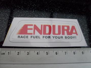 sticker endura logo race fuel for your body!