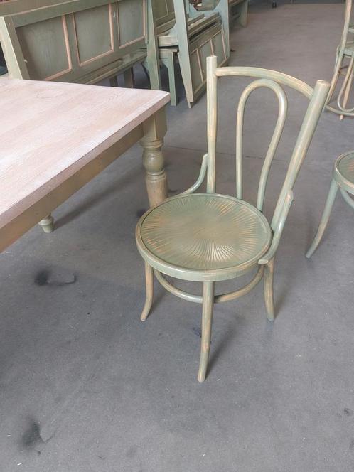 Horecatafels eiken vintage horeca & passende houten stoelen, Huis en Inrichting, Tafels | Eettafels, Zo goed als nieuw, Ophalen of Verzenden