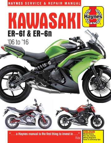 Kawasaki ER-6f & ER-6n [2006-2016] Haynes boek | nieuw