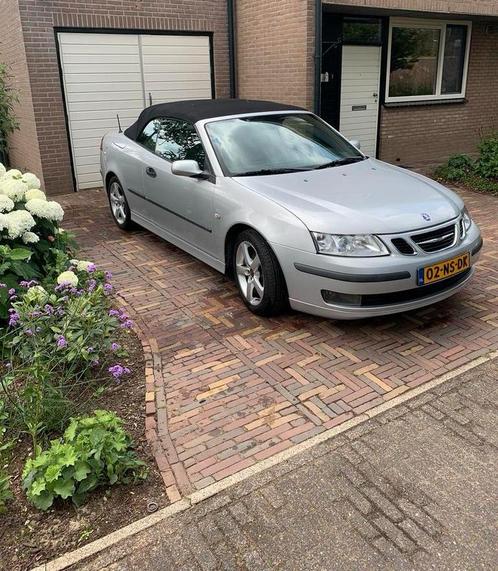 Saab 9-3 1.8 T Cabrio 2004 Grijs, Auto's, Saab, Particulier, Saab 9-3, Benzine, D, Cabriolet, Handgeschakeld, Origineel Nederlands