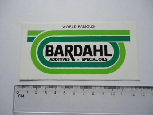 sticker BARDAHL OIL olie auto motor retro, Verzamelen, Stickers, Verzenden