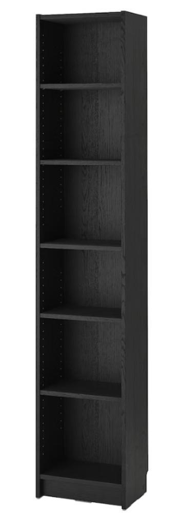 shoe cabinet, black oak pattern, 40x28x202 cm