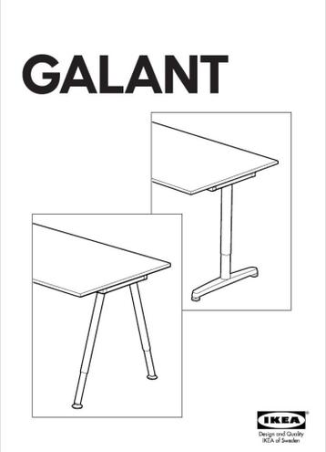 Twee IKEA Galant hoek bureaus 80x160 - afbeelding 6 Twee IKEA Galant hoek bureaus 80x160 - afbeelding 6