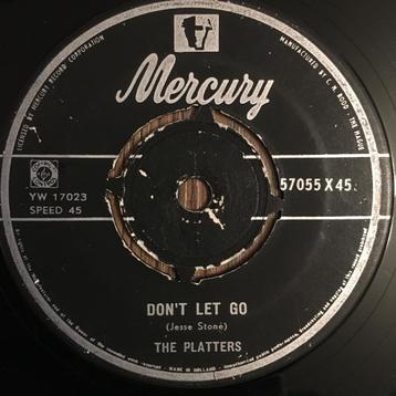 Single The Platters - Don't Let Go (1958) Top Jiver!!