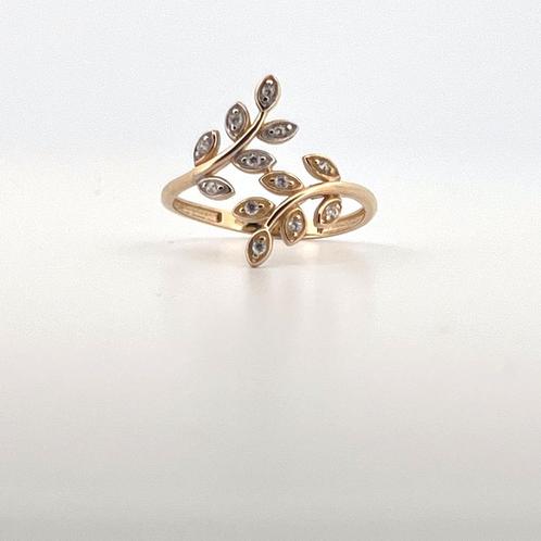 Kocak Gold 14 KT 585 gouden ring nieuw, Sieraden, Tassen en Uiterlijk, Ringen, Nieuw, Dame, Kleiner dan 17, Goud, Ophalen of Verzenden