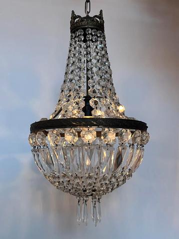 Franse oude zakkroonluchter kristallen kroonluchter hanglamp