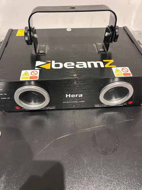 Beamz double tunnel laser, Muziek en Instrumenten, Licht en Laser, Zo goed als nieuw, Laser, Ophalen of Verzenden