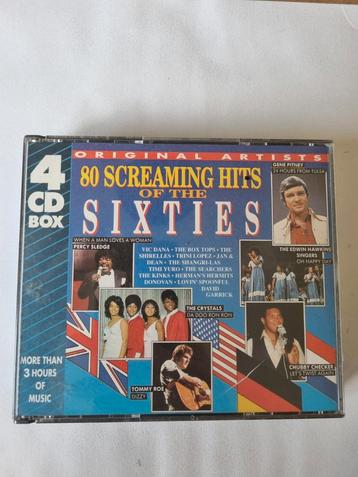 80 Screaming hits of the Sixties - Verzamel4cd 