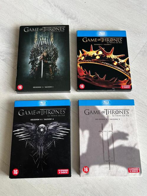 Game of Thrones seizoen 1, 2, 3, & 4, Cd's en Dvd's, Blu-ray, Zo goed als nieuw, Boxset, Ophalen of Verzenden