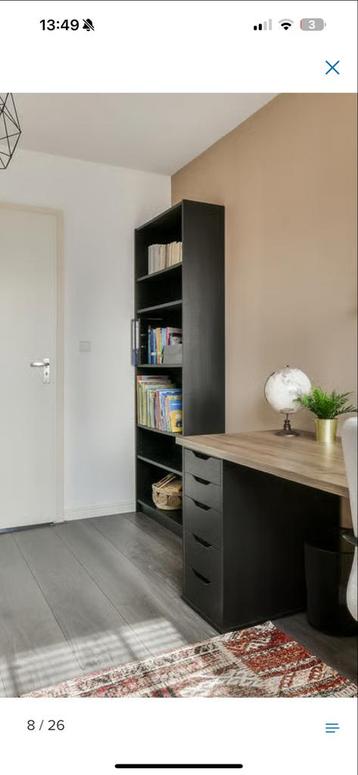 Ikea Billy Boekenkast - Zwart Eikenpatroon - afbeelding 1 Ikea Billy Boekenkast - Zwart Eikenpatroon - afbeelding 1