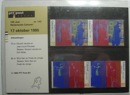 postzegelmapje nl nr. 143 - 1995, Postzegels en Munten, Postzegels | Nederland, Postfris, Na 1940, Ophalen of Verzenden