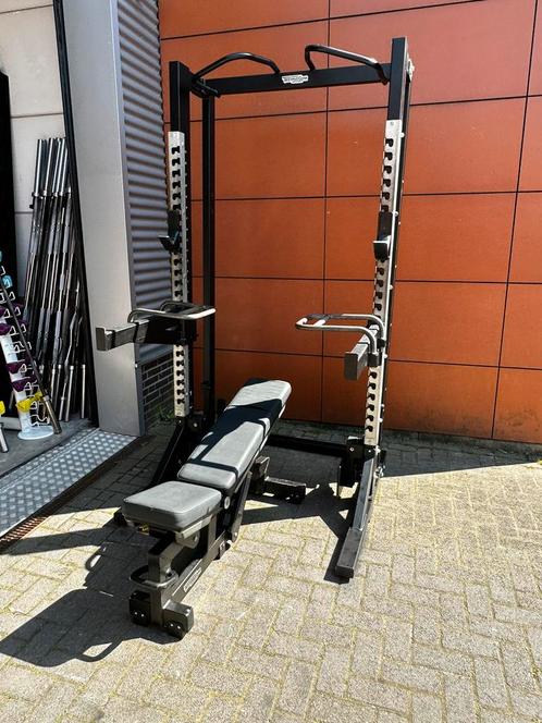 Technogym Halfrack , Technogym Bench , 147,5kg Gewichten, Sport en Fitness, Fitnessmaterialen, Gebruikt, Overige typen, Ophalen