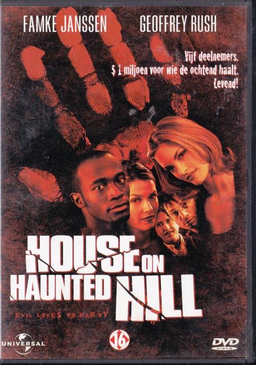 House on haunted hill - 1999, Geoffrey Rush, Famke Janssen, Cd's en Dvd's, Dvd's | Horror, Vanaf 16 jaar, Ophalen of Verzenden