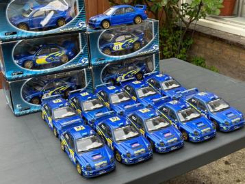 SUBARU IMPREZA WRC No.10 RALLY MONTE CARLO 2002 Solido 1:18 