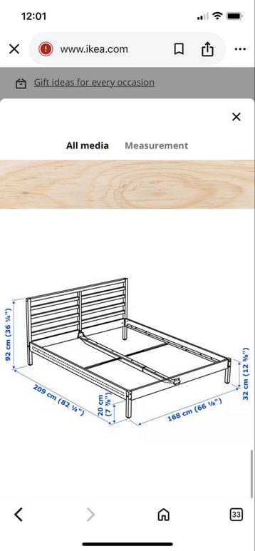 TARVA Bedframe 160x200 - Zonder lattenbodem/matras - afbeelding 3 TARVA Bedframe 160x200 - Zonder lattenbodem/matras - afbeelding 3
