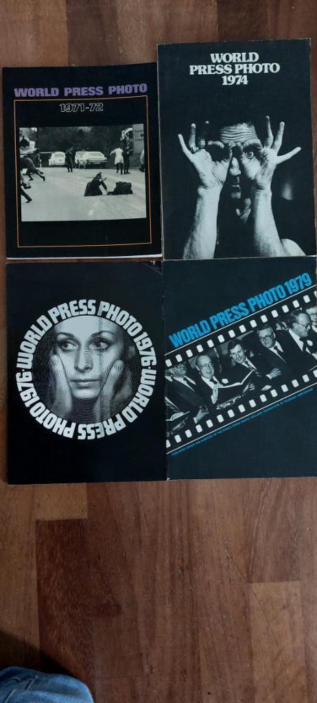 World Press Photo 4 Jaarboeken 1972, 1974, 1976, 1979, Boeken, Kunst en Cultuur | Fotografie en Design, Nieuw, Fotografie algemeen