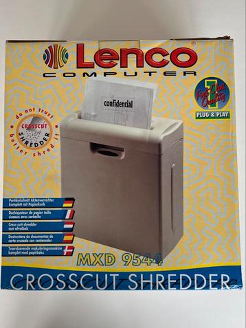 Lenco MXD 9544 crosscut shredder