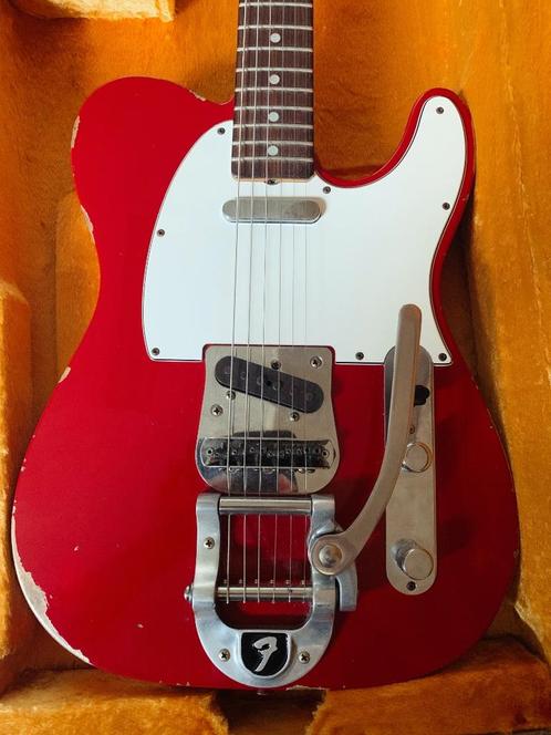Fender Custom Shop Telecaster ’67 relic Dakota Red B5 Bigsby, Muziek en Instrumenten, Snaarinstrumenten | Gitaren | Elektrisch