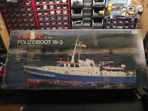 ROBBE NO.1000 POLIZEIBOOT W-3, Hobby en Vrije tijd, Modelbouw | Boten en Schepen, Nieuw, Groter dan 1:32, Overige merken, Ophalen of Verzenden