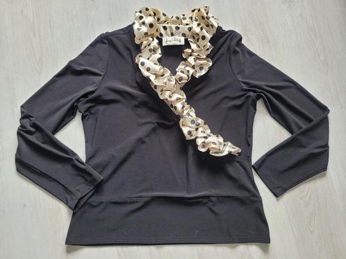 Prachtige top van Joseph Ribkoff, maat 40, Kleding | Dames, Tops, Zo goed als nieuw, Maat 38/40 (M), Zwart, Lange mouw, Ophalen of Verzenden