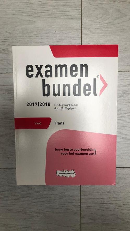 Examenbundel Frans VWO 2017/2018, Boeken, Schoolboeken, Zo goed als nieuw, Frans, VWO, Ophalen of Verzenden