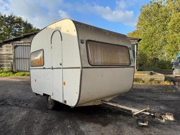 Caravan Isba de Reu 290 - Originele staat! Uit de jaren ‘60