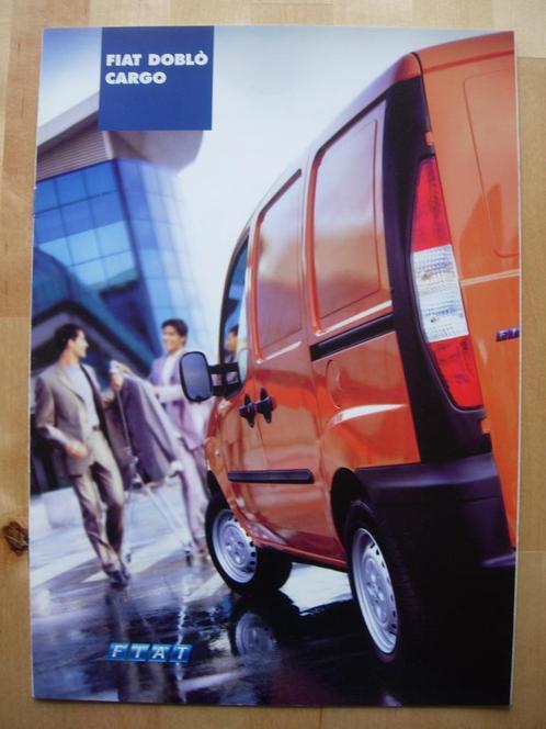 Fiat Doblo Cargo 2000 Brochure BE Bedrijfswagen Bestelwagen, Boeken, Auto's | Folders en Tijdschriften, Zo goed als nieuw, Overige merken