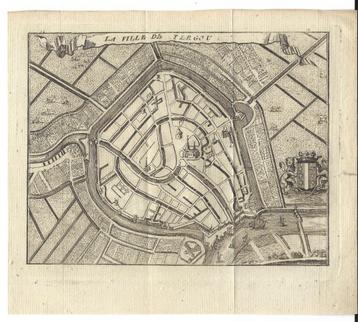 1786 - stadsplan van Gouda