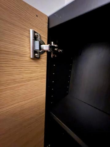 IKEA BESTÅ Wandkastcombinatie - Zwart/Eikenfineer - afbeelding 2 IKEA BESTÅ Wandkastcombinatie - Zwart/Eikenfineer - afbeelding 2