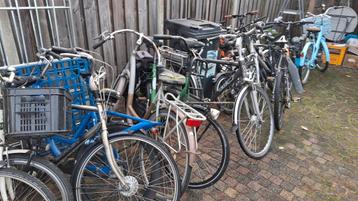 Partij fietsen opknappers dames heren mountainbike