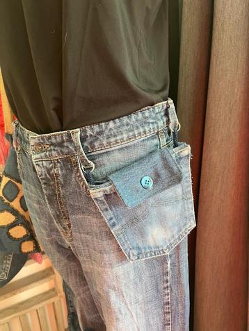 spijkertasje tasje spijkerstof jeans portemonnee