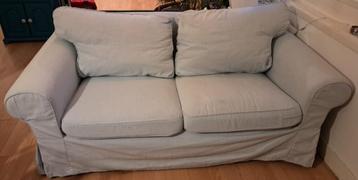 Lichtblauwe 2 zitsbank IKEA EKTORP - afbeelding 3 Lichtblauwe 2 zitsbank IKEA EKTORP - afbeelding 3