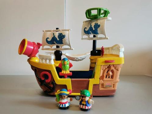 Fisher Price Little People Piratenboot, Kinderen en Baby's, Speelgoed | Fisher-Price, Gebruikt, Speelset, Ophalen of Verzenden