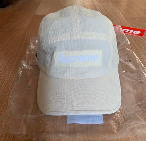 Supreme Kevlar Camp Box Logo Cap | Off White | NIEUW !, Kleding | Heren, Hoeden en Petten, Nieuw, Pet, One size fits all, Ophalen of Verzenden