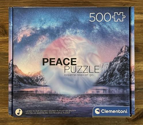 Clementoni Puzzel - Peace - 500 stukjes, Hobby en Vrije tijd, Denksport en Puzzels, Zo goed als nieuw, Legpuzzel, 500 t/m 1500 stukjes