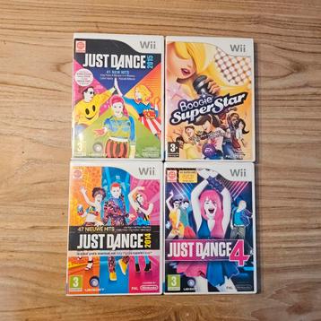 Nintendo Wii Just dance bundle + boogie superstar 