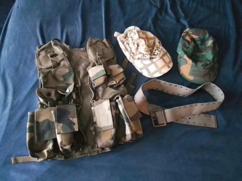 Stoere soldaten kleding voor kind., Verzamelen, Militaria | Algemeen, Landmacht, Kleding of Schoenen, Nederland, Ophalen