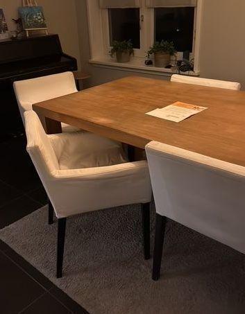 4 Ikea Marenas eetkamerstoelen