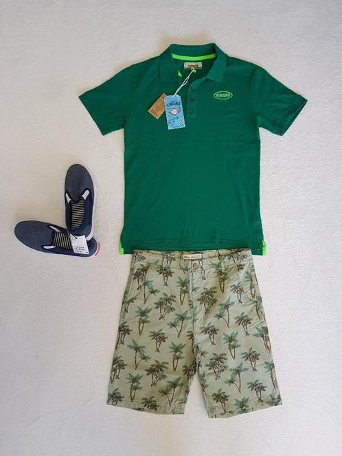Prachtig groen VINGINO poloshirt Kalle mt 14/164. NIEUW!, Kinderen en Baby's, Kinderkleding | Maat 164, Nieuw, Jongen, Shirt of Longsleeve
