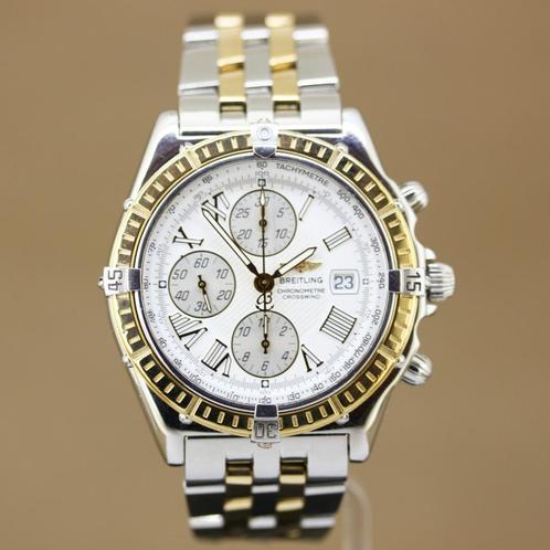 Breitling Crosswind Goud-Staal D13355, Sieraden, Tassen en Uiterlijk, Horloges | Heren, Gebruikt, Polshorloge, Breitling, Goud