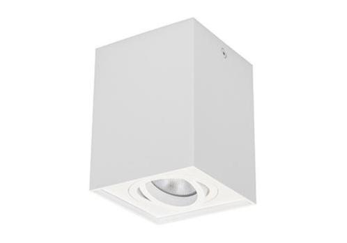 R&M Line LED opbouwspot wit Obi1 vierkant GU10, Huis en Inrichting, Lampen | Spots, Nieuw, Plafondspot of Wandspot, Metaal of Aluminium