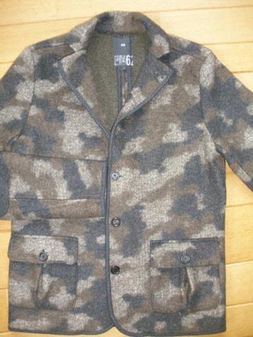 WE colbert groen camouflage wol maat L - nieuw -