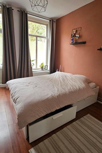 IKEA BRIMNES bedframe 140x200 - Wit - afbeelding 1 IKEA BRIMNES bedframe 140x200 - Wit - afbeelding 1