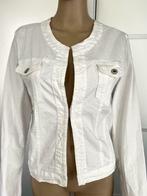 F783 Vanilia mt M=38/40 jasje spijkerjasje jeans spijker wit
