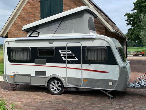 Eriba Feeling 425 sport editie met slaapdak, Caravans en Kamperen, Caravans, Particulier, tot en met 6, 750 - 1000 kg, Treinzit