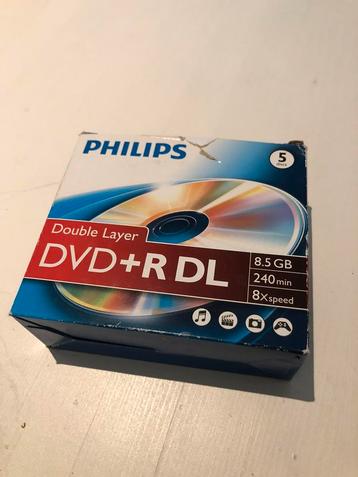 Beschrijfbare schijven - Philips Double Layer DVD+R DL